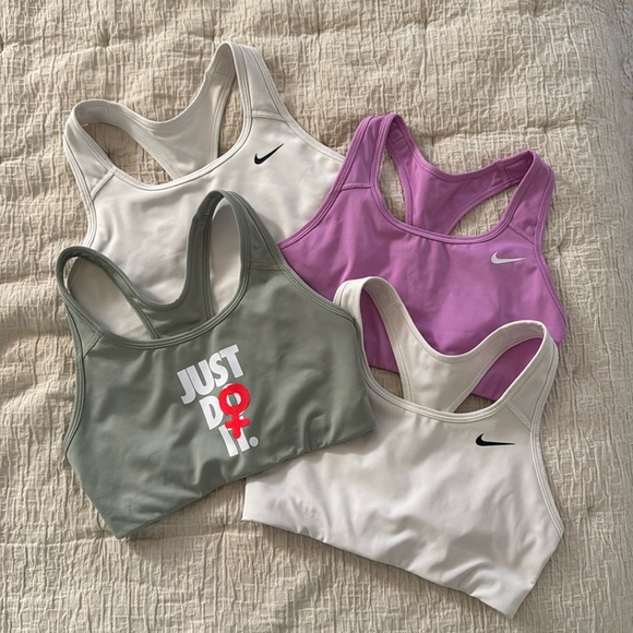 Nike Other - Nike Sports Bras in White, Purple, and Green